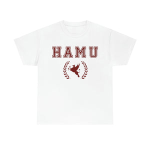 Open image in slideshow, HAMU G-Red Unisex Heavy Cotton Tee
