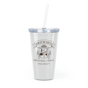 Open image in slideshow, HAMU Plastic Tumbler with Straw
